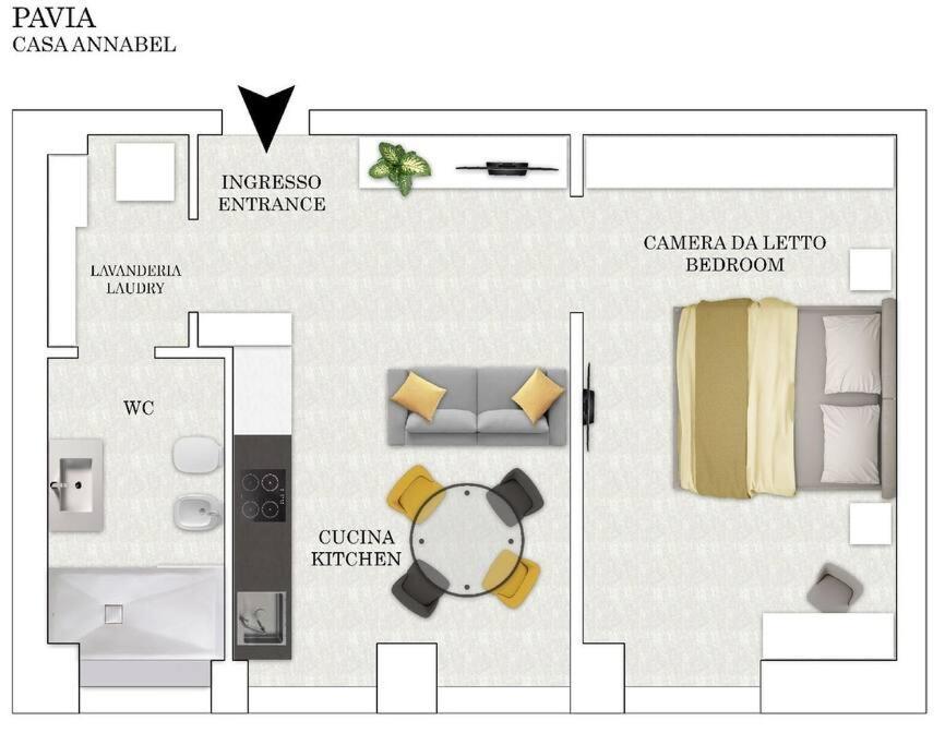 Casa Annabel Leilighet Pavia Eksteriør bilde